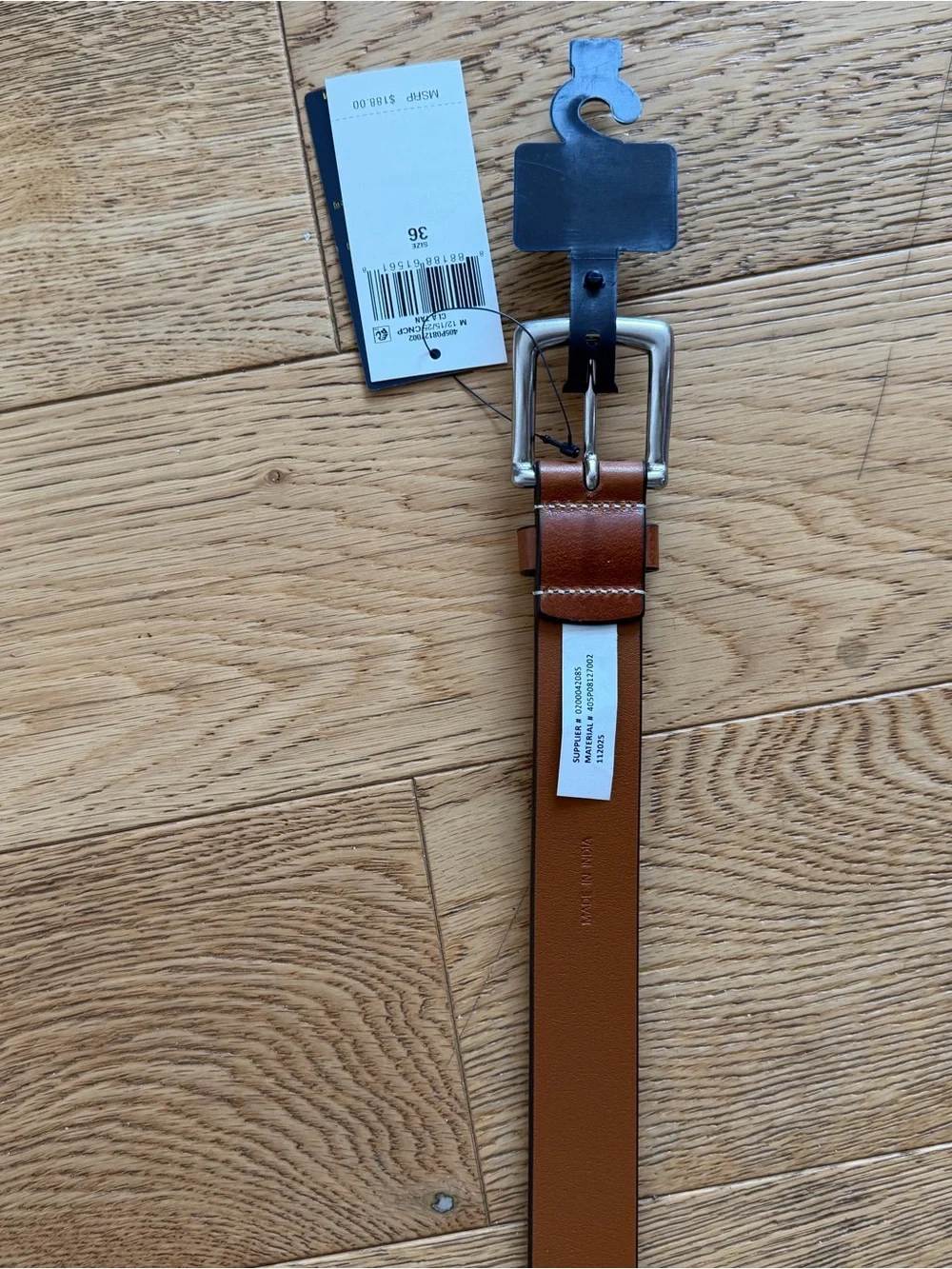 Polo Ralph Lauren Western Silver Concho Leather Belt RRL Saddle Tan L